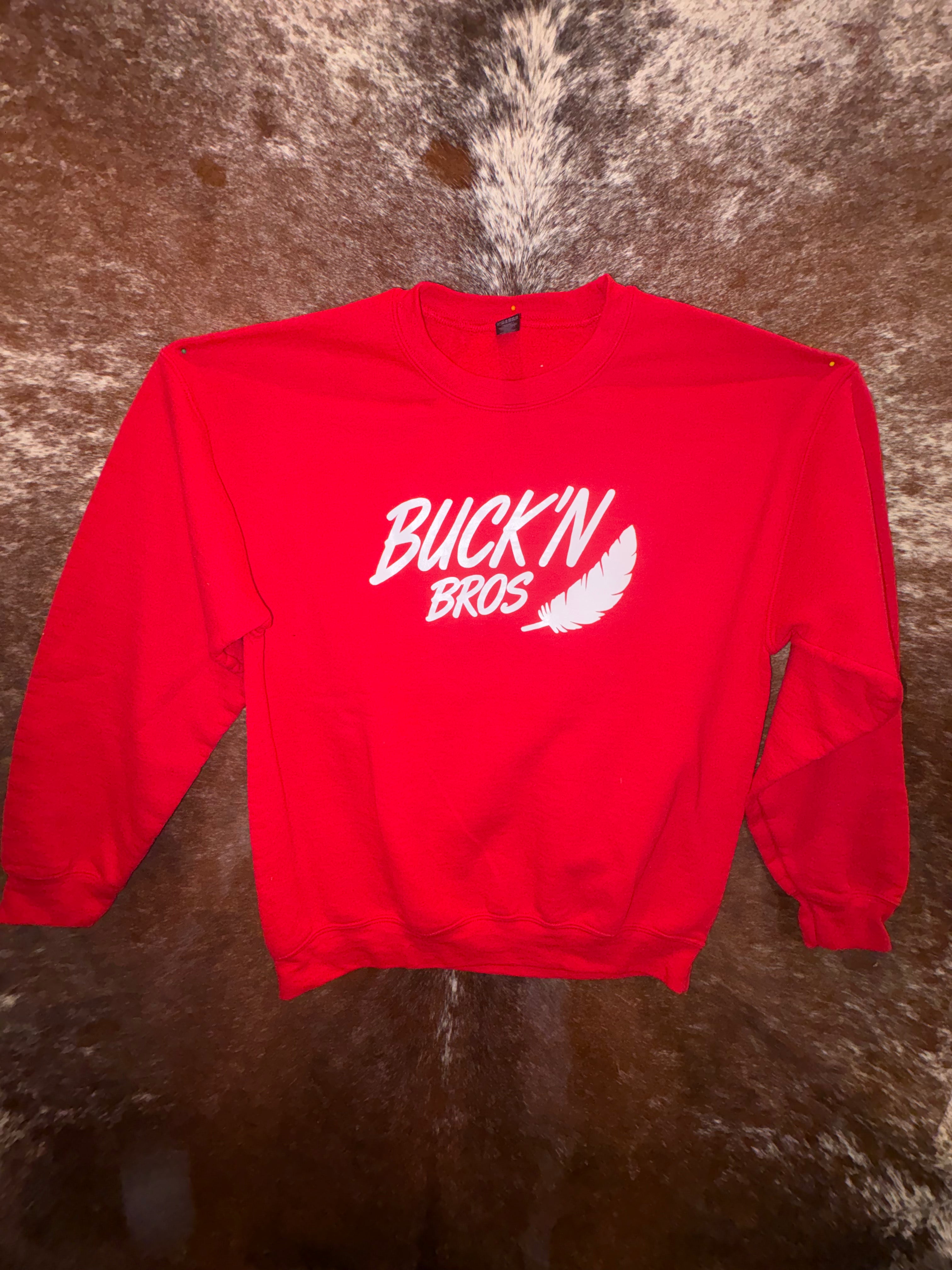 Buck'n Bros feather crewneck